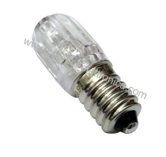 LAMPADINA A LED E14 10-24Vdc 0,5W 40lm 2,7K 
